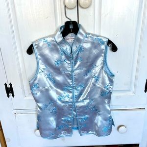 Beautiful Asian-inspired brocade top.